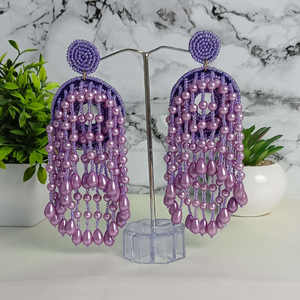 Ensemble de boucles d'oreilles pendantes tendance pour femmes, bijoux élégants pour fêtes et tenues décontractées, boucles d'oreilles en résine, moule à boucles d'oreilles en résine - Product Image 3