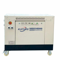 5kW 8kW 10kW 12kW 15kW Leise Benzin-Generatoren Set 4-Takt Luftgekühlt Gas LPG LNG Generator 1/3 Phasen Notstromaggregat