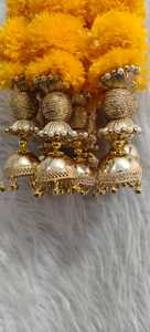 Guirnalda de Caléndulas Mini Hechas a Mano, Decoración Floral Colgante para Puerta, Boda, Diwali, Inauguración de Casa - Product Image 4
