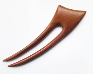 กิ๊บติดผมไม้รูปตัวยู ทำด้วยมือจากไม้จันทน์ สำหรับผู้หญิง - Product Image 6