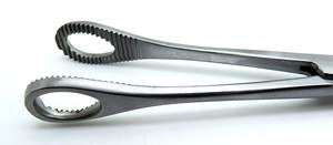 Customized Foerster <b>Sponge</b> Forceps 10 Inch Straight Serrated Manual Surgical Holding Clamp Orthopedic Set Veterinary Instrument - Product Image 3