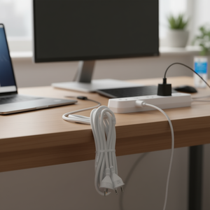 Rallonge électrique en plastique de 8 m : Gestion efficace des câbles et organisation des accessoires avec conception flexible - Product Image 3