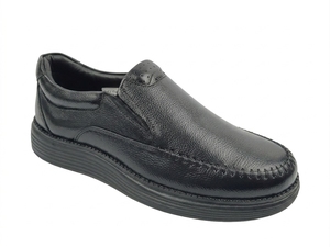 Chaussures habillées noires tendance pour hommes avec fermeture à lacets, bout rembourré, semelle intermédiaire en EVA et semelle extérieure en caoutchouc, toutes saisons, pour la marche - Product Image 3