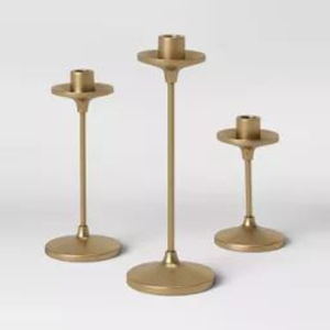 Stainless Steel <b>Candlestick</b> Holder Set Of 2 Taper Candle Holders For Home Decoration Durable Metal Candle Holders - Product Image 2