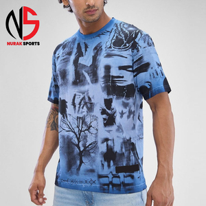 T-shirt Homme de Luxe Personnalisé en Coton Lourd 100% de Haute Qualité, Coupe Oversize, Col Rond, Grammage Épais, Style Boxy, Vierge, chez Nurak 2026 - Product Image 2