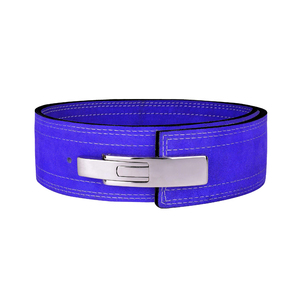 Cinturón de Levantamiento de Pesas de Cuero Vacuno Genuino, Antideslizante, Unisex, con Soporte Lumbar - Product Image 3