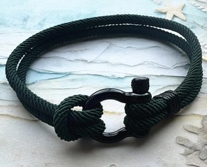 SNH AB 53 Handmade Adjustable Braided <b>Rope</b> <b>Bracelet</b> for Children's Cute Style Leather and Cotton Material - Product Image 1