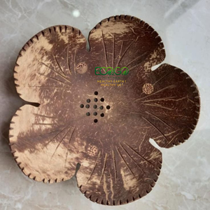 ที่วางสบู่เปลือกมะพร้าวธรรมชาติ สำหรับตกแต่งห้องน้ำ สปา โรงแรม และบ้าน - Product Image 1