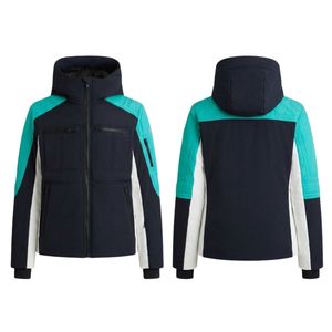 Veste de ski pour homme sur mesure, fermeture éclair, respirante, imperméable 10 000 mm, isolation en polaire à capuche pour les activités de ski - Product Image 1
