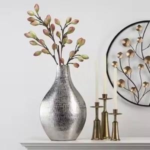 Elegantes Floreros Metálicos para Decoración del Hogar, Centro de Mesa Moderno para Sala de Estar y Comedor - Product Image 1
