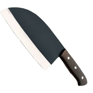 Couteaux à hacher forgés en gros avec lame en acier robuste, manche ergonomique en bois et étui en cuir pour boucher professionnel - Product Image 4