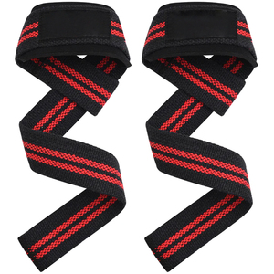 สายรัดยกน้ำหนักออกกำลังกายแบบปรับได้ ไม่ลื่น ผลิตจากผ้าฝ้ายผสมยางยืด พิมพ์โลโก้ได้ตามต้องการ รุ่น Heavy Duty TAKEKO TE-LS-0012 - Product Image 1