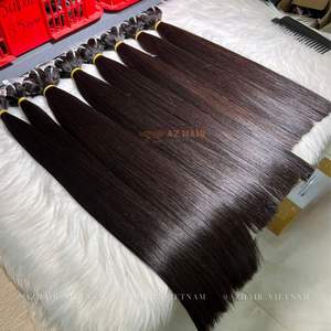 Paquets de cheveux bruts non transformés humains naturels droits cheveux vietnamiens cuticule alignée prix de gros de l'usine - Product Image 5