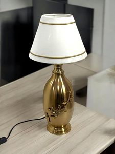 Antique Brass Plated <b>Table</b> Lamp for Living Room Bedroom <b>Bedside</b> Study Home Decor - Product Image 5