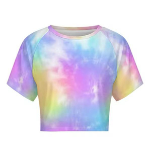 T-shirt court pour femme de haute qualité, grande taille, été, écologique, respirant, fabriqué au Pakistan, t-shirts courts pour femme - Product Image 1