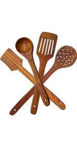 Cuchara de sopa de madera Phoebe de mango largo, cuchara de ramen de madera decorada con hilo japonés para viaje - Product Image 4