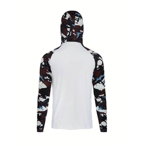 Custom High Quality 100% Polyester UPF 50 Waterproof Breathable UV Protection Quick Dry Fishing Shirt Heat-Transfer Printing - Product Image 6