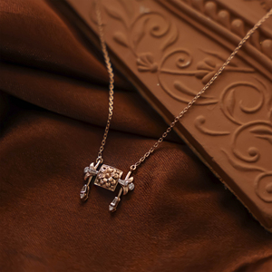 GLEAMORA ENTERPRISE Pendentif Cœur en Or Rose avec Diamant de Laboratoire Taille Brillant pour Femme, Tendance, 18K, Usage Quotidien, Couleur H Blanc - Product Image 5