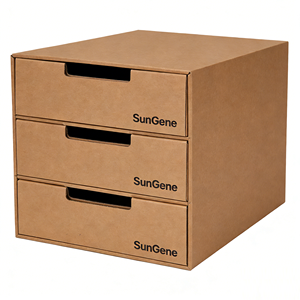 Caja de Regalo de Papel Kraft Rígido con Cajón Deslizante Multicapa, Impresión Personalizada, Materiales Reciclados, Laminado Mate, Relieve y Cinta - Product Image 3