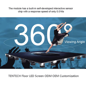 شاشة عرض أرضية LED رقمية تفاعلية مقاومة للماء P3.91 P4.81 P2.604 قوية متانة لأرضية الرقص - Product Image 6