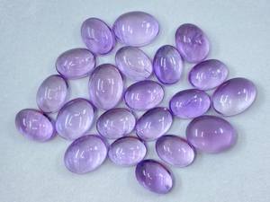 Lote de Gemas Sueltas de Amatista Brasileña en Forma Ovalada, Calibradas para Joyería, 6x4mm, 7x5mm, 8x6mm - Product Image 3