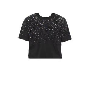 T-shirts légers et respirants 100 % coton pour hommes avec strass, motif lettres personnalisé, écologiques, séchage rapide, manches courtes - Product Image 3