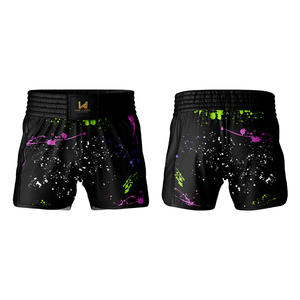 Shorts de boxe pour hommes, légers, respirants, en polyester/nylon, durables, séchage rapide, anti-rétrécissement, 220 g/m², shorts MMA Muay Thai - Product Image 3