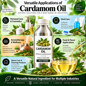 Fabricante de Aceite de Cardamomo Verde, Proveedor Mayorista, Exportador a Granel de la India, Aceite Esencial de Primera Calidad - Product Image 3