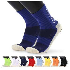 High Quality Silicone <b>Grip</b> Anti Slip Sports <b>Socks</b> Football Basketball Athletic <b>Socks</b> For Men Women Breathable Performance <b>Grip</b> - Product Image 1