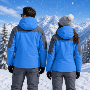 Traje de Esquí para Hombre, Invierno 2026, Impermeable, Cortavientos, Chaqueta y Pantalones con Forro Polar Térmico, para Senderismo y Snowboard - Product Image 3