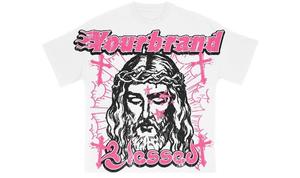 Summer Cotton Acid Washed Streetwear <b>Shorts</b> <b>and</b> <b>t</b> <b>Shirts</b> Set Hemming Customized Digital Printing Patterns <b>T</b>-<b>shirts</b> Set for <b>Men</b> - Product Image 2