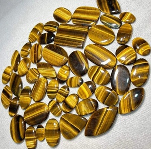 พลอยไทเกอร์อายธรรมชาติสีน้ำตาลทองสำหรับทำเครื่องประดับ ขายส่งจากผู้จัดจำหน่ายพลอย - Product Image 1