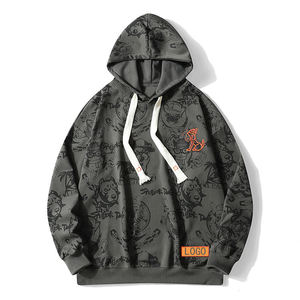 Sudaderas Unisex Extra Grandes de Felpa de Algodón, Sudaderas con Capucha Estampadas Personalizadas de Alta Calidad, Suministro ODM, Distribuidor, Otoño - Product Image 4