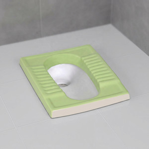 Elegant White Scandinavian Design <b>Ceramic</b> Squatting <b>Pan</b> Orissa WC Toilet Floor Mount Porcelain Sanitary Ware - Product Image 4