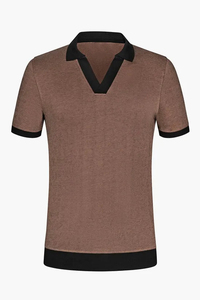 Chemises polo personnalisées en gros avec logo brodé, vêtements de sport formels de marque avec motif imprimé - Product Image 1