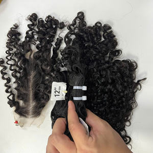 Vente en gros 100% couleur naturelle de haute qualité pour les extensions de tissage de cheveux humains vietnamiens birmans Double extrémités dessinées - Product Image 5