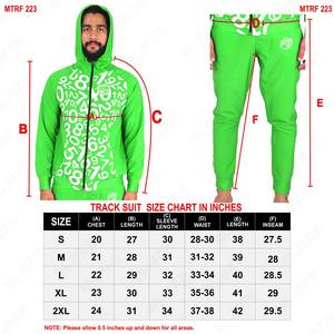 Chándales Unisex con capucha elegantes de 2 piezas transpirables de secado rápido chándal de poliéster con estampado de conteo de cremallera completa cómodo personalizado - Product Image 6