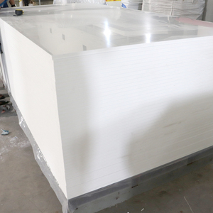 Panneau en mousse PVC blanc pour meubles de cabinet, 10 mm, densité 0,6, panneau rigide en plastique ignifuge - Product Image 2