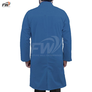 Bata de laboratorio médica blanca de manga larga para mujer con logotipo personalizado, bata de laboratorio ESD blanca para mujer - Product Image 2