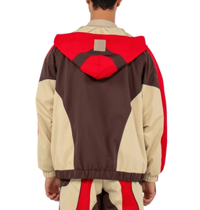 Ensemble de survêtement sportif personnalisé en nylon et polyester pour l'été, veste et short, coupe-vent, pour hommes - Product Image 2