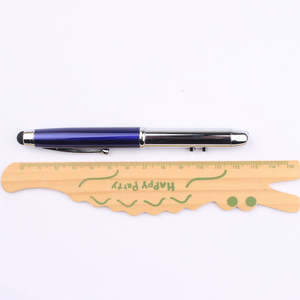 Promoción: Bolígrafo Metálico 4 en 1 con Lápiz Óptico, Linterna Láser, Bolígrafo y Pantalla Táctil con Logotipo, Bolígrafo Metálico Todo en Uno - Product Image 3