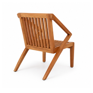 Silla de Comedor Moderna de Madera de Teca Sólida para Exteriores, Silla de Jardín de Lujo para Hotel, Villa, Resort, Fabricante de Muebles de Patio - Product Image 5
