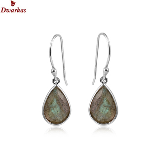 Pendientes clásicos elegantes hechos a mano de plata de ley 925 con cuarzo rosa y engaste de bisel, precio bajo. - Product Image 6
