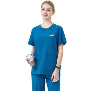 Nursing Uniforms for Men Women Surgical Scrub <b>Set</b> Dental Easy Stretch Clinical Sanitary Outfits for <b>Doctors</b> Nurses in Hospitals - Product Image 5