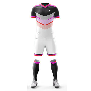 Tenues de football complètes de qualité supérieure pour adultes, respirantes, kits d'équipe, créez votre propre design, uniformes de football personnalisés OEM - Product Image 5