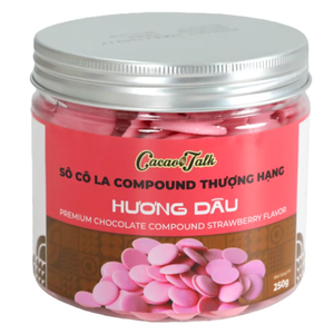 Excellent Quality Compound <b>Chocolate</b> Direct Sale Manufacture OEM/ODM HALAL Bakery Strawberry <b>Chocolate</b> Button Cocoa 1KG Biscuits - Product Image 1