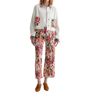 แจ็คเก็ตยีนส์ผู้หญิงผสมสแปนเด็กซ์/คอตตอน ดีไซน์หรูหรา สไตล์ยูทิลิตี้ ลุคทำงาน มีกระเป๋า  ผ้าฟอก  สำหรับฤดูใบไม้ร่วง ฤดูหนาว ฤดูร้อน รับผลิตแบบ OEM ODM ขายส่ง - Product Image 6