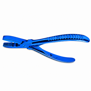 Pinzas de Acero Inoxidable Azules para Extensiones de Cabello, Herramienta para Instalación y Remoción, Calidad de Salón - Product Image 6