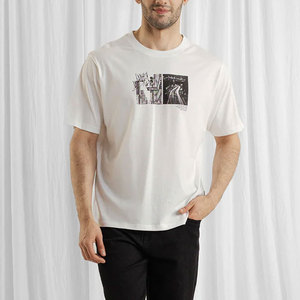 Meilleures ventes - T-shirt en coton léger de haute qualité, manches courtes, confortable, respirant, décontracté, avec logo personnalisé imprimé - Product Image 5