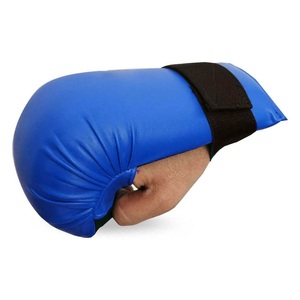 High Quality Sparring Karate Mitts for Adults Blue Red White Color Martial Arts Karate Shorts Without Thumb Protection - Product Image 4